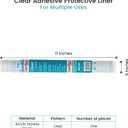 3 x Con-Tact Brand Clear Adhesive Protective Liner, Protect Books and Documents, Easy to Apply Book Cover, 13.5'' x 5'