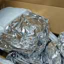 6-Pc Silver Inflatable Mirror Ball Set, Large Shiny Decor Balls, 6 Count