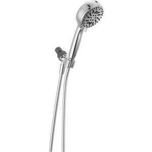 Delta Faucet ProClean Chrome Shower Head with Handheld, Showerhead with High Pressure Spray, Handheld Shower Head, 6 Spray Settings, Chrome 75740