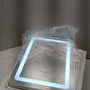 Vanity Mirror with Lights, 14.5" Light Up Makeup Mirror, LED Makeup Mirror with Lights for Bedroom Tabletop, Smart Touch Control 3 Colors Dimmable, 360 Rotation (White)