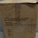 Fiqevs 3 Globe Mid Century Modern Floor Lamp, 3 x 800LM LED Bulbs Included, Matt Black Standing Lamp with Sphere Frosted Glass Shade, Vintage Retro Tall Pole Lamp for Living Room, Bedroom Office