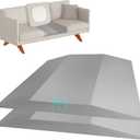 2 Pcs Couch Cushion Support for Sagging Seat High Density Trapezoidal Couch Supports for Sagging Cushions Grey Sofa Cushion Support Under Couch Cushion Support Fixes The Sag Problem