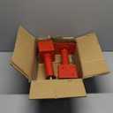 4x4 Screw Jacks, 2 Pack Adjustable Jack Post House Jacks for Leveling, 14.5" - 18.5" Height Adjust Range, Heavy Duty Floor Jacks Post Crawlspace Shed Lifting Jack, 24000 lbs Max Load Capacity (Red)