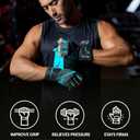 MhIL Workout Gloves for Men Comfortable Gym Gloves for Men with Enhanced Grip for Safety and Hand Protection Weight Lifting Protection with Wrist Wraps Support for Performance Boost and Style, Size: Medium: 7.5 - 8