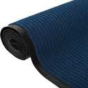 tonchean Commercial Grade Door Floor Mat 3x10Ft Heavy Duty PVC Non-Slip Entrance Mat Indoor Outdoor Runner Rugs, Brush Step Entrance Mats for Corridor, Kitchen, Home, High Traffic Area, Blue