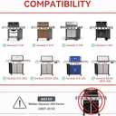 66095 66802 Genesis II Grill Grate Replacement Parts for Weber Genesis II 300 Series, Weber Genesis II E/S/SE-310, II E-315, II E-325, II E-330, II E/S/SE-335, II S-345, 18.75 x 13.25'', 2 Pack