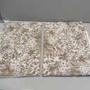 Aeckself Neutral Floral Lumbar Pillow Covers 12x20 Set of 2, Vintage Block Print Throw Pillow Covers Decorative Farmhouse Accent Couch Pillows for Living Room Bedroom, Beige