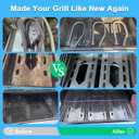 Grill Replacement Parts for Kirkland 720-0011 720-0108, Grill Grates & Grill Burners & Heat Plates for Costco Kirkland Signature 720-0011-LP BBQ Gas Grill