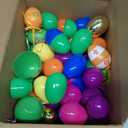 [ 6 Surprise Golden Eggs ] 100 Pack Prefilled Easter Eggs with Assorted Toys Inside, 100 Plastic Easter Eggs Fillers with Toys, Pre-filled Easter Egg Hunt Stuffed, Easter Basket Stuffers