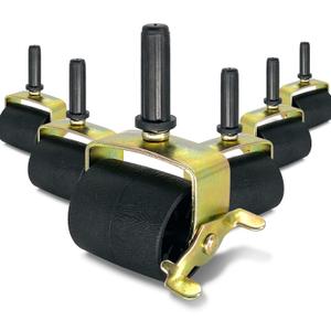 6 PCS Heavy Duty Locking Metal Casters for Bed Frame Replacement Parts, Rollers, Wheels for Furniture Socket