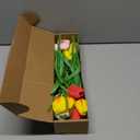 MATSTYL 20 Pcs Fake Tulips Artificial Flowers Real Touch PU Faux Tulips Stems for Wedding Spring Easter Bouquet Floral Arrangement Home Party Office Decorations(Multi Colors)