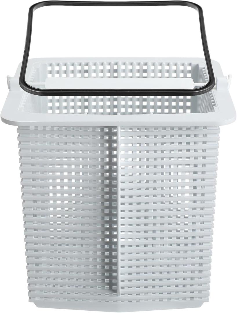 SPX1600M Skimmer Basket SPX1600S Cover Gasket Replacement Strainer Basket Compatible with Hayward Super Pump SP2607X10 SP2615X20XE SP1615X20 Inground Pool Pump, Filter Basket (White)