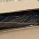 King Koil Luxury Air Mattress Queen with Built in Pump, Integrated Premium Pillow Inflatable Airbed for Guests, Camping & Home (Black)