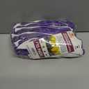 RED STEER GLOVE COMPANY, NITRILE PALM GARDENING GLOVES,PACK OF 10, (White& Purple), M