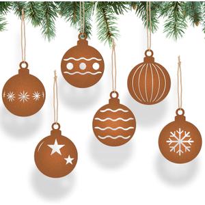 Christmas Tree Decor, Christmas Tree Ornaments Set for Crafts Hanging Decorations with Twine for Winter Home Tree Garland Christmas Decoration