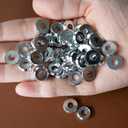 [60PCS] M5 Counterbore Washers, Anodized Aluminum Alloy, Head Washers Gaskets Cup Shim for Screw RC/FPV/PC/Drone/Toys/Mechanical Accessories Parts, Silver Color