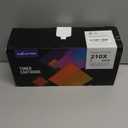 210X Black Toner Cartridge 2 Pack High Yield (with Chip) Compatible Replacement for HP 210X 210A for Color LaserJet Pro MFP 4301fdw 4301fdn Pro 4201dw 4201dn Series Printer Ink W2100X W2100A