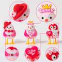 3 PCS Decorations Birds,Love Birds Decor Set of 3 Holding Love Sign Birds, Decorations for Home Table Tray Ornaments,Sweet Gifts for Women