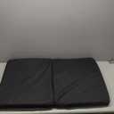 Double Pillow Set, 18" x 48", Black