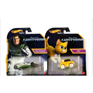 Hot Wheels Mattel Disney Pixar Lightyear Character Cars  Set Of 2