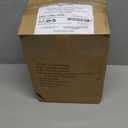 Amazon Basics Oscillating Ceramic Space Heater, Portable Indoor Heating Solution, With Overheat and Tip-Over Protection, Thermostat, 1500W, 7.52"D x 6.34"W x 9.45"H, Silver