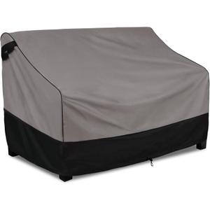 FORSPARK Patio Sofa Cover Waterproof, Heavy-Duty 2-Seater Outdoor Loveseat Cover, Universal Fit for Small Couches & Benches, Fits up to 54W x 38D x 35H