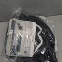 NAISI Couch Cover L Shape 2 Pieces Sofa Cover Soft Stretch Slipcovers with 2pcs Pillowcases Furniture Protector Sectional Couch Covers 3 Seater + 3 Seater(Black)