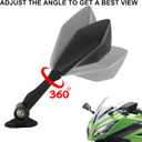 Ninja 300 Mirrors Ninja ZX6R 400 250 636 300R EX400 EX300 ABS 2024 2025 Ninja 500 Mirrors