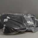 Cervical Pillow for Neck Pain Relief - Cooling Ergonomic Dual-Sided Orthopedic Neck Pillow with Ice Silk Pillowcase, Breathable Memory Foam Contour Pillow for Side, Back, Stomach Sleepers,All Black