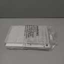 Set of 2 Kitchen Cabinet Organizer Shelf Stackable Sturdy Metal Counter Countertop Pantry Storage Rack (16.6''W, White)