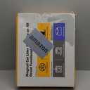 Cat Litter Box with Litter Mat and Scoop, Large Foldable Litter Box with Lid, Front Entry Top Exit Kitty Box, Odor Control, Easy to Clean (Grey)