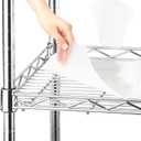 Frienda Set of 10 Wire Shelf Liner Heavy Duty Shelf Liners Packed Flat for Wire Shelving, Waterproof Non Adhesive Plastic Mat for Metal Rack Kitchen Shelves, Shoe Rack (14 x 24 Inch,Clear)