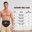 Colostomy Bag Covers for Men and Women, Ostomy Belt, Ostomy Bag Covers for Sports and Daily Life, Black Colostomy Belt for Ostomy Bag, Colostomy Bags, Ileostomy Bags, Ostomy Supplies (S)
