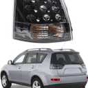 Dasbecan Left Driver Side Tail Light Assembly Compatible with 07 08 09 10 11 12 13 Mitsubishi Outlander EX Rear Brake Lamp