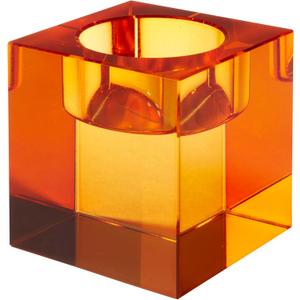 SARO LIFESTYLE Clear Crystal Votive Candle Holder Modern Glass Tealight Holder for Home Dcor, Weddings, Centerpieces, and Events