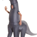 Morph Inflatable Dinosaur Costume for Kids, Blow Up Diplodocus Costume, Fun Dress Up for Parties and Events