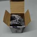 Large AUOON Clip on Strainer for All Pots and Pans - Oversized Silicone Pot Strainer Family-Style Design Pasta Strainer Kitchen Colander for Spaghetti and Noodles | Dishwasher Safe (Large 10.45 x 4.33 in, Black)