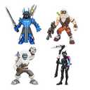 Fort Nite Battle Royale Minifigure 4-Pack Action Figure Set (Includes Ice King, Zenith, Lynx & SGT. Winter)