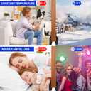 Premium Door Draft Stopper for Bottom of Door, 2" W x 78" L. Under Door Noise and Light and Bug Blocker, Under Door Sweep for Exterior & Interior Doors, Door Strip Ideal for Keeping Out Cold, Black