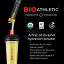 Probiotic + Electrolyte Hydration Drink Mix, with Vitamins D & B12, USDA Organic, NSF Certified for Sport, Subtle Pineapple Lychee Flavor, Naturally Light Taste, 10 Sticks, Expiry: 05/2027