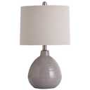 Stylecraft Cameron 21 1/2" High Glacier Gray Jug Ceramic Table Lamp