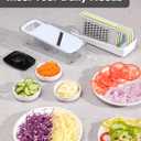 Geedel Professional Mandoline Slicer for Kitchen, Multi Purpose Vegetable Slicer Cutter, Vegetable Cutter Onion Cutter for Veggie Fruit Cheese
