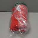 FUTEI Valentine's Day Red Throw Pillow Covers Set of 2, 18x18 Inch Soft Faux Rabbit Fur Striped Texture Cushion Cases, Modern Decorative Couch Pillows for Living Room Bed