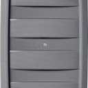 Amazon Basics Plastic Storage Containers with Secure Latching Lids, Stackable Organization Bins for Organizing, Clear/Grey, 5 Quart, Set of 10