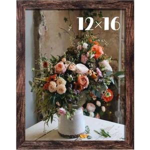 SESEAT 12x16 Frame Wall Hanging Picture Frames, Brown, 1 Pack