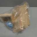Wooden Hamster Hideout Gerbil House with Climbing Ladder and Window Habitats Decor Detachable Syrian Hamster Cage Accessories for Rat Gerbils and Other Small Pets