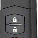 for Mazda Key Fob Replacement Remote Key Fit for 2010 2011 2012 2013 Mazda 3 Sedan Mazda 6 Mazda CX-9 Mazda MX-5 Miata Keyless Entry Remote Fob with Blade BGBX1T478SKE12501