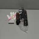 Round Hair Blow Dryer Brush - 1.2 Inch Ceramic Barrel Hair Dryer Brush for Short/Middle Hair, One Step Drying, Volumizing, Straightening and Styling, Negative Ionic Dryer Brush (Black-Golden, 1.2)