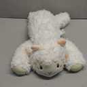 Niuniu Daddy 20" | 3.3 Pound Sheep Weighted Stuffed Animals, Large White Goat Pillowfort Stuffed Lap Animal Toys for Kids Adults, Big Plush Body Pillow for Gifts Birthday Christmas Holiday (Medium)