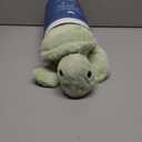 Hugz Official Shelly The Turtle - Premium Weighted Stuffed Animal Plushie 3.8 lb for Adults & Kids - Microwavable Heatable & Coolable Super Soft Fur Gift Ready Tube Packaging